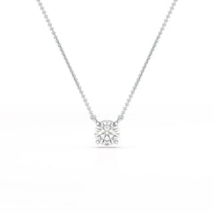 1 Carat Round Solitaire Lab Grown Diamond Pendant