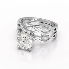 1.08 CT Round Shape Lab Diamond Ring