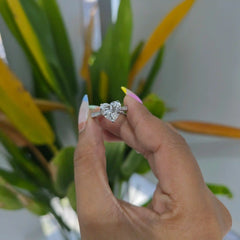 4.35 CT Heart Cut Solitaire Lab Diamond Ring (Ready for Delivery)