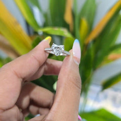 2.10 CT Heart Cut Lab Diamond Ring (Ready for Delivery) Jama Jewels