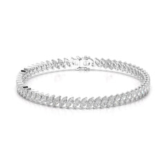 6.80 CT Marquise Cut Diamond Bezel Tennis Bracelet Jama Jewels