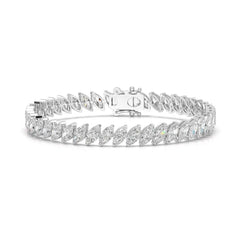 12.60 CT Marquise Cut Diamond Bezel Tennis Bracelet Jama Jewels