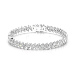 12.60 CT Marquise Cut Diamond Bezel Tennis Bracelet Jama Jewels