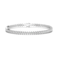 3.50 CT Marquise Cut Diamond Bezel Tennis Bracelet Jama Jewels