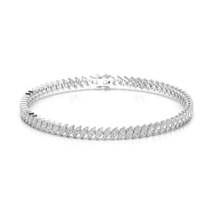 3.50 CT Marquise Cut Diamond Bezel Tennis Bracelet Jama Jewels