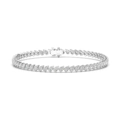 4.40 CT Pear Cut Diamond Tennis Bracelet Jama Jewels