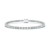 6.75 CT Emerald Cut Diamond Tennis Bracelet Jama Jewels