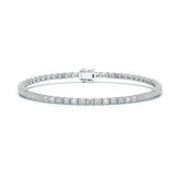3.85 CT Emerald Cut Diamond Tennis Bracelet Jama Jewels