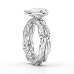 2.2 CT Pear Shape Lab Diamond Ring