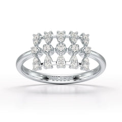 0.27 CT Round Shape Lab Grown Diamond Wedding Ring - Jama Jewels