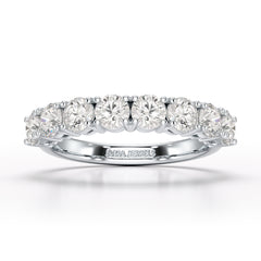 1.84 CT Round Cut Lab Diamonds White Engagement Ring - Jama Jewels