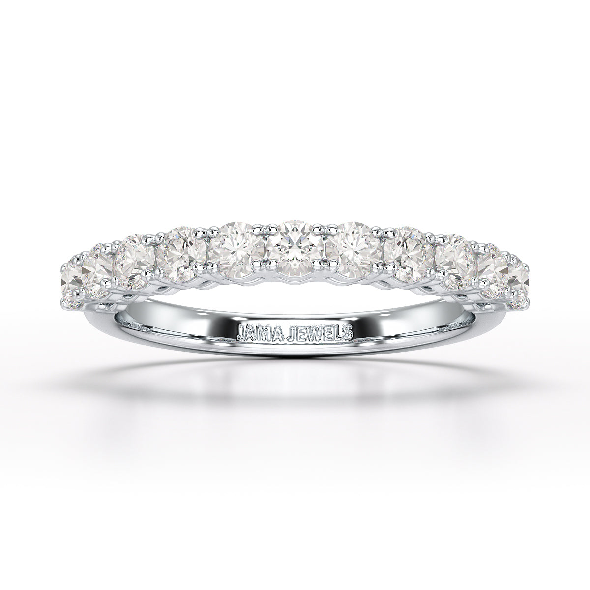 0.8 CT Classic Round Lab Diamonds Engagement Ring - Jama Jewels