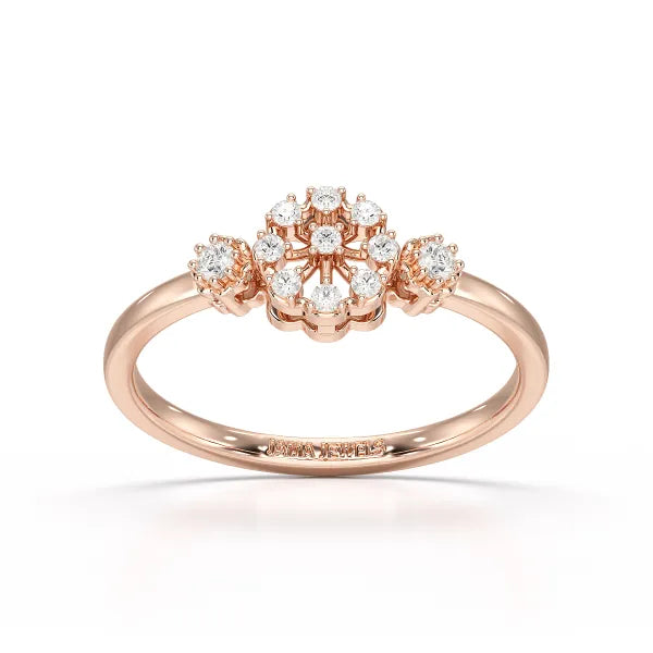 0.13 CT Round Lab Grown Diamond Ring