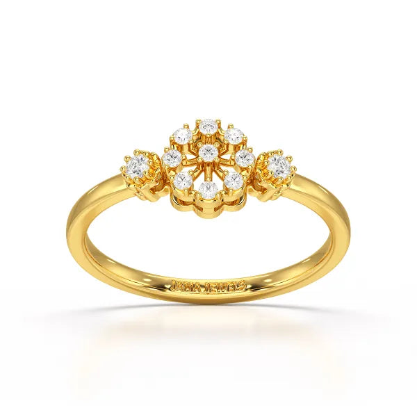 0.13 CT Round Lab Grown Diamond Ring