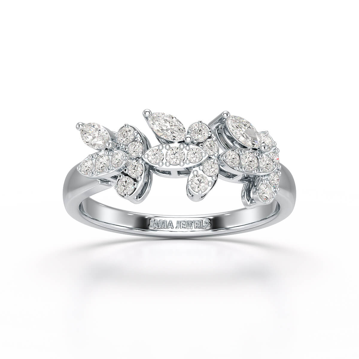 0.51 CT Marquise Cut Lab Diamond Ring