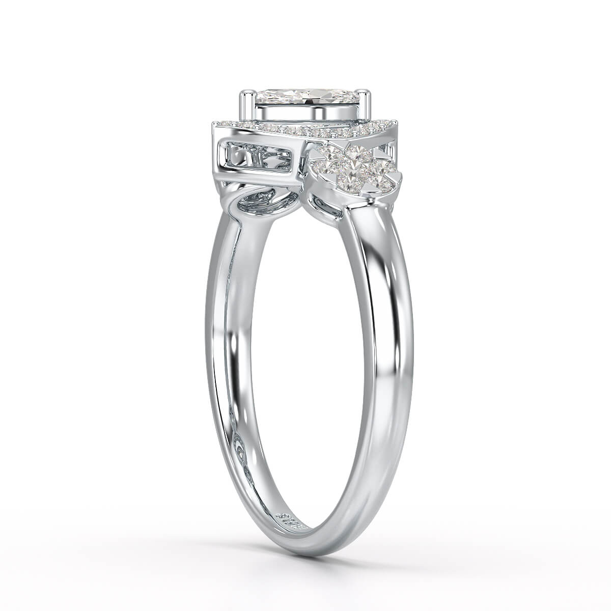 Marquise Cut 0.5 CT Lab Grown Diamond Ring