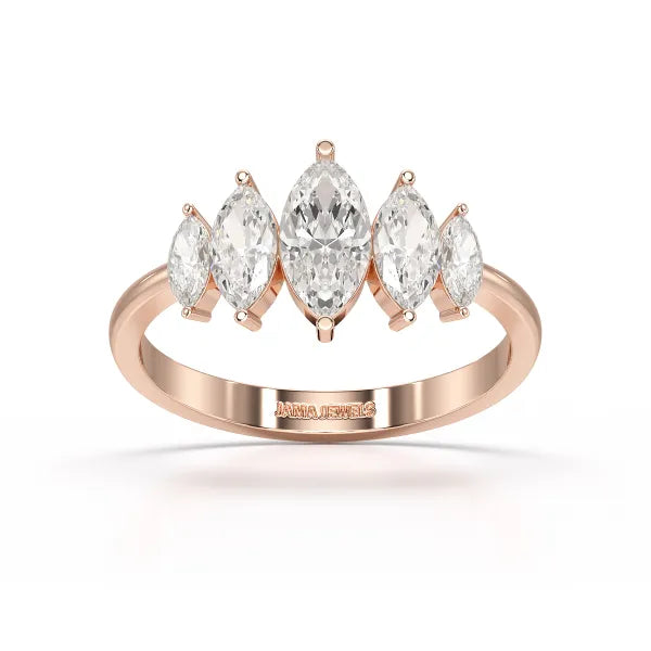 0.98 CT Marquise Lab Diamond Ring