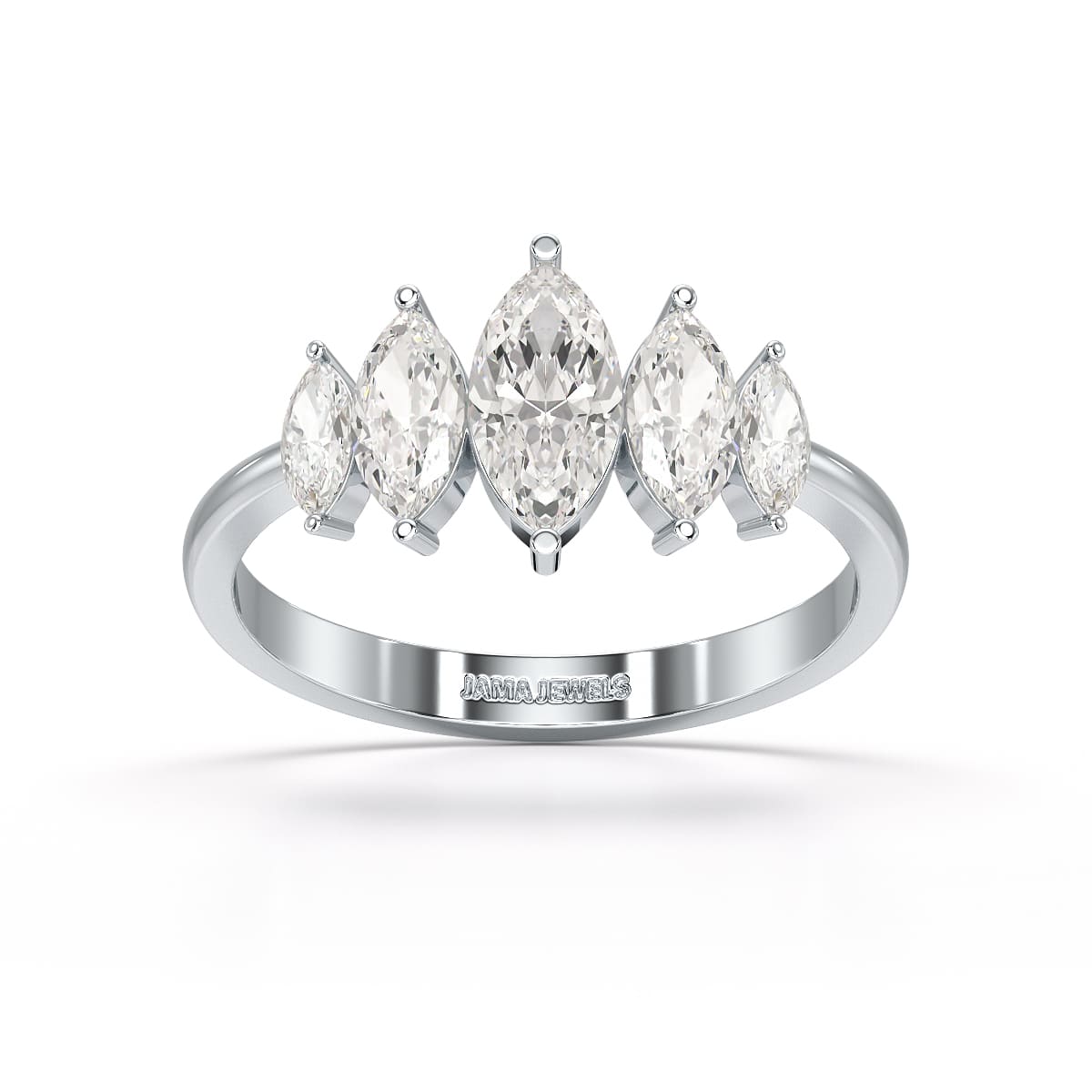 0.98 CT Marquise Lab Diamond Ring