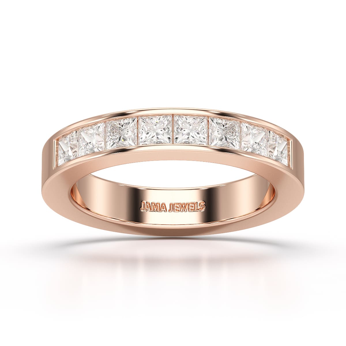 1.07 CT Princess Cut Lab Diamond Ring