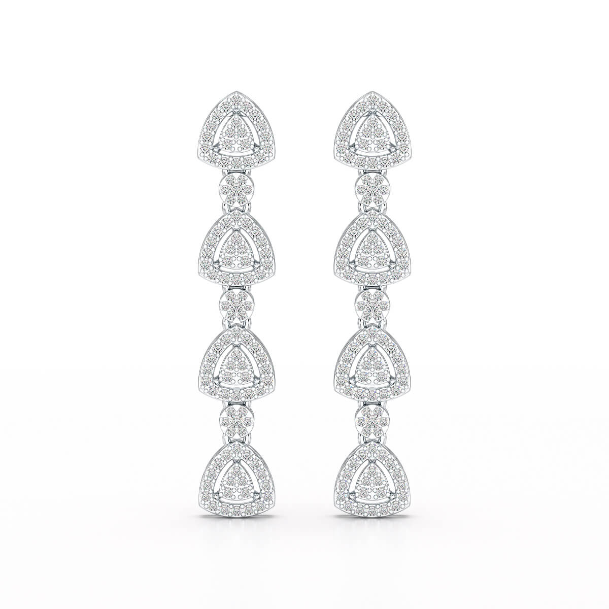 1.11 CT Lab Diamond Drop & Dangle Earring