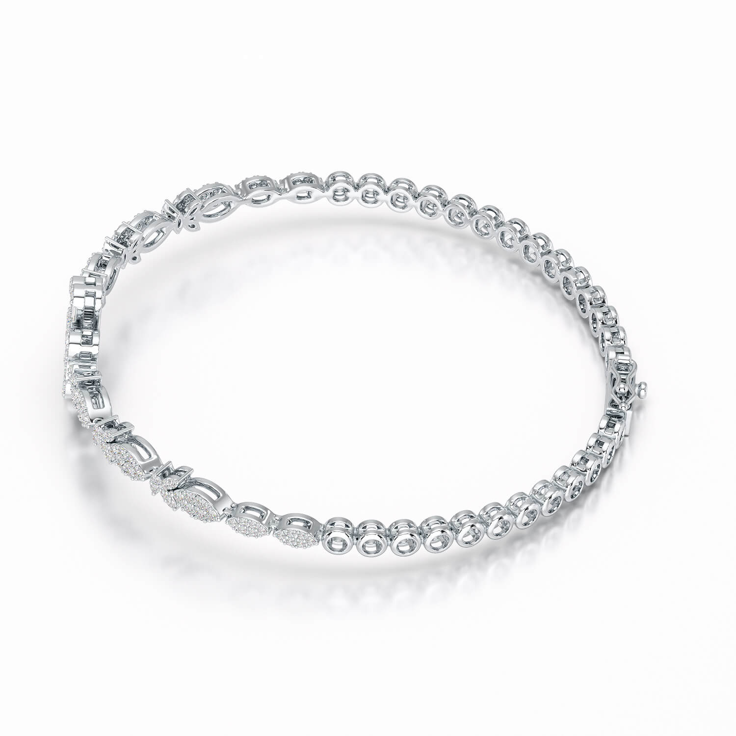 Baguette Cut 1.17 CT Lab Diamond Bracelet