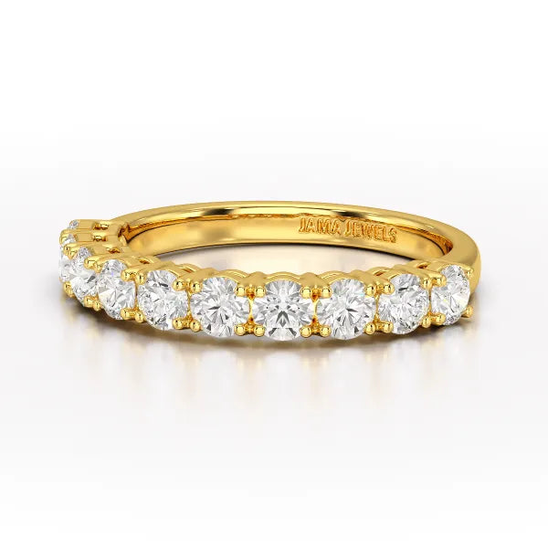 1.2 CT Round Lab Diamonds Engagement Ring - Jama Jewels 