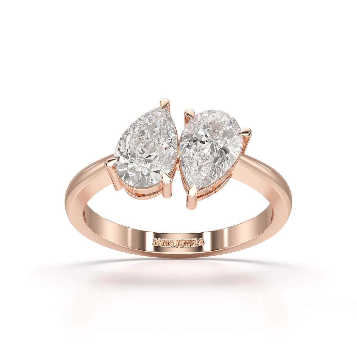 1.8 Carat Pear Cut Lab Diamond Ring