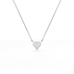 1 Ct Lab Grown Diamond Heart Pendant