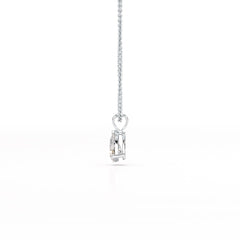 1 Carat Pear Shape Lab Diamond Pendant