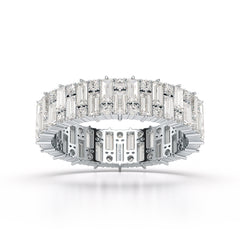 2.31 CT Baguette Cut Classic Lab Diamond Ring