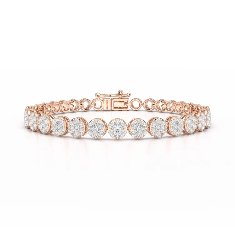 2.49 CT 18KT Lab Diamond Women's Bracelet