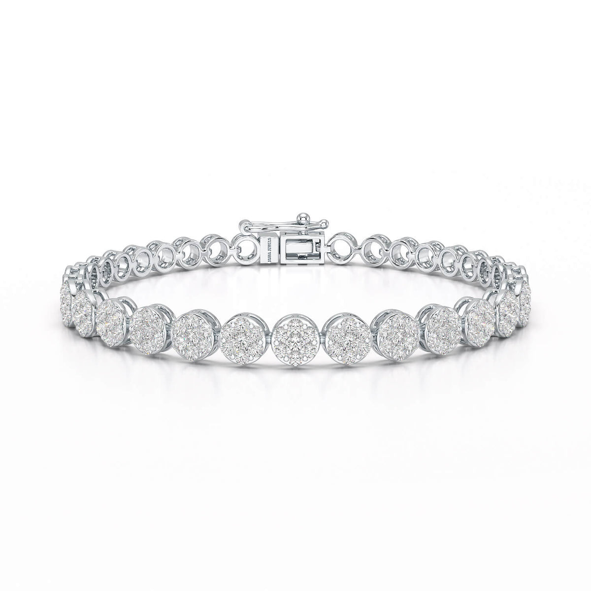 2.49 CT 18KT Lab Diamond Women's Bracelet