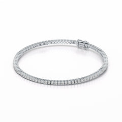 2.15 CT Round cut Lab Diamond Tennis Bracelet