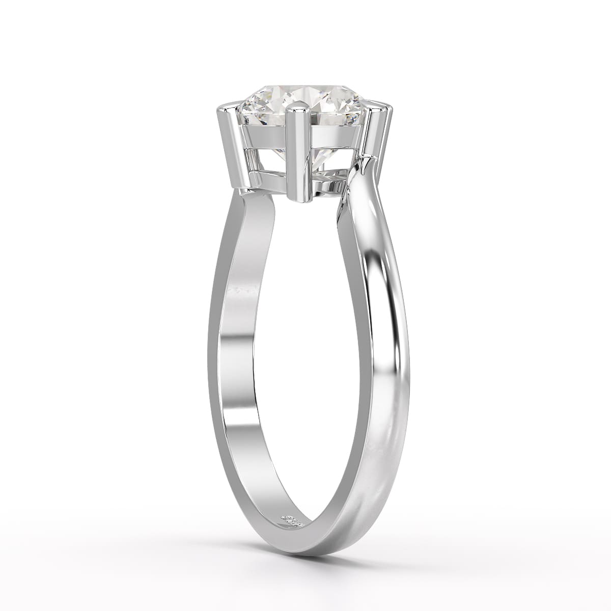 3 CT Lab Diamond Classic Solitaire Ring
