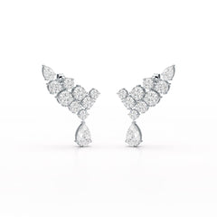 5.8 CT Lab Diamond Dangle Earrings