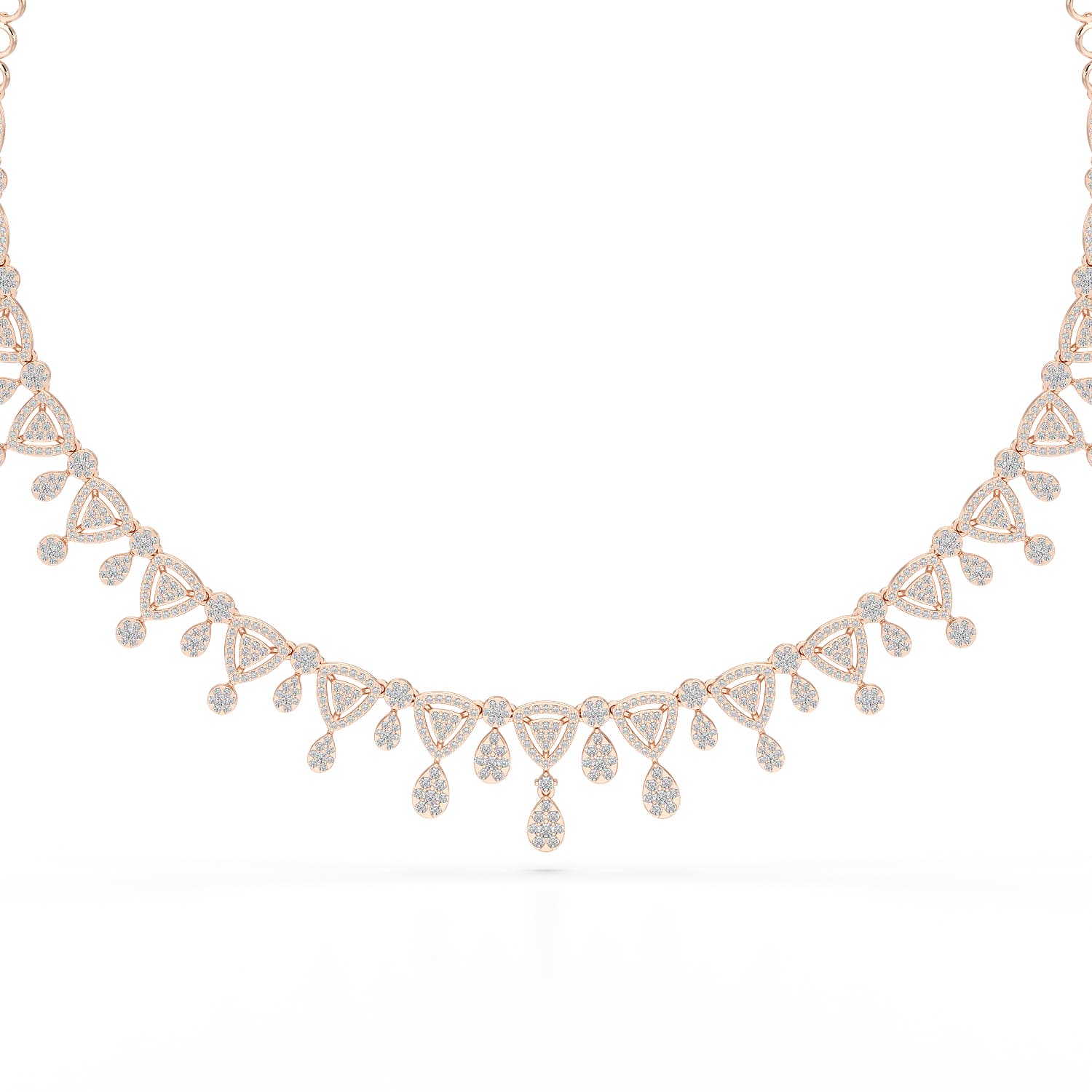 5 CT Lab Grown Diamond Bridal Necklace
