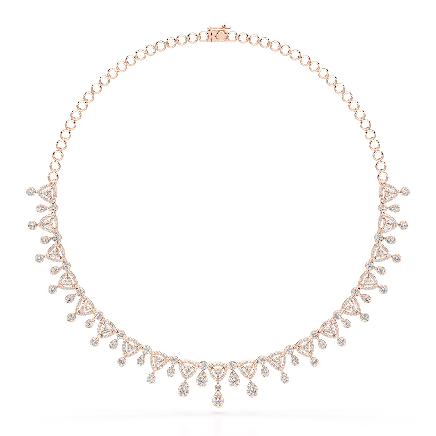 5 CT Lab Grown Diamond Bridal Necklace