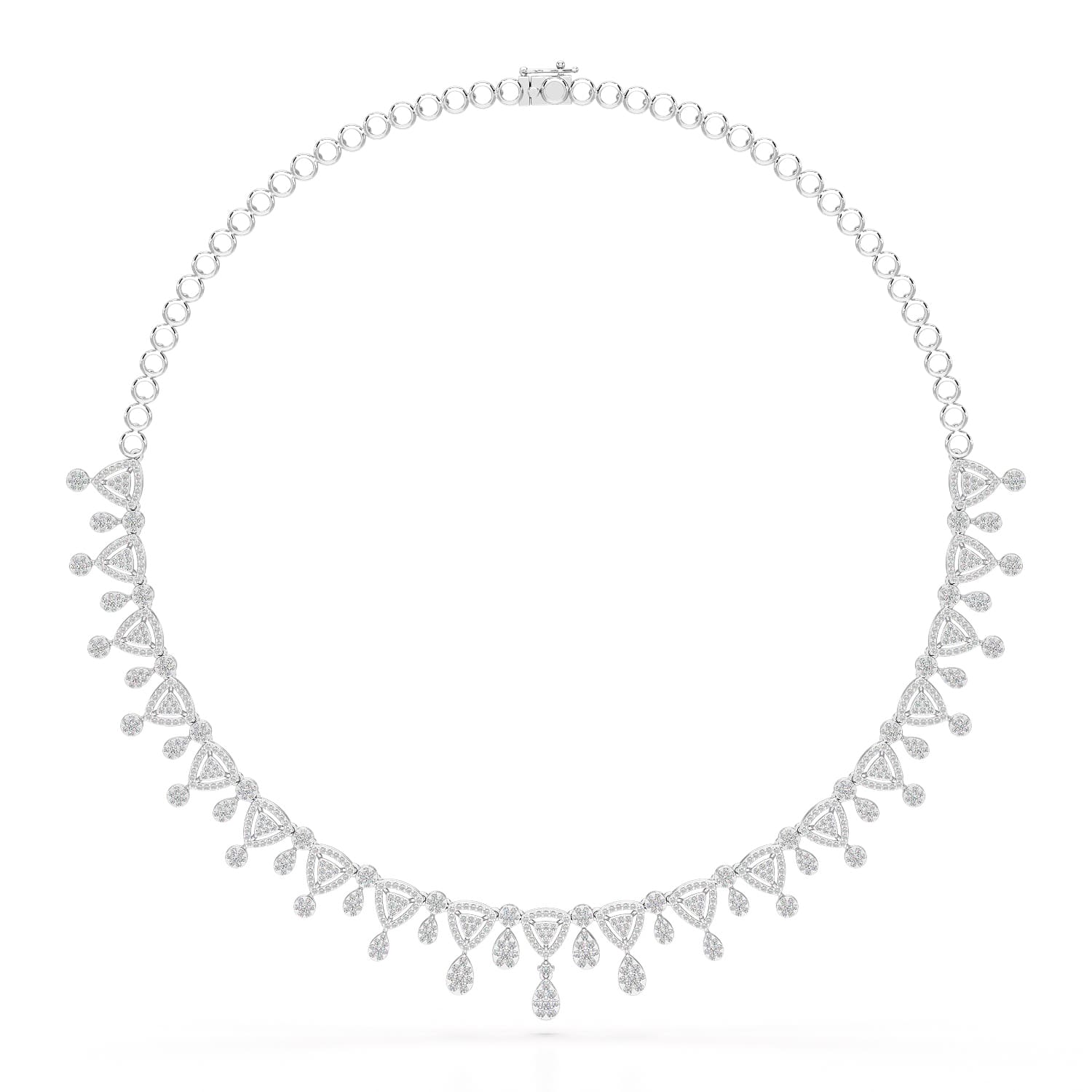5 CT Lab Grown Diamond Bridal Necklace