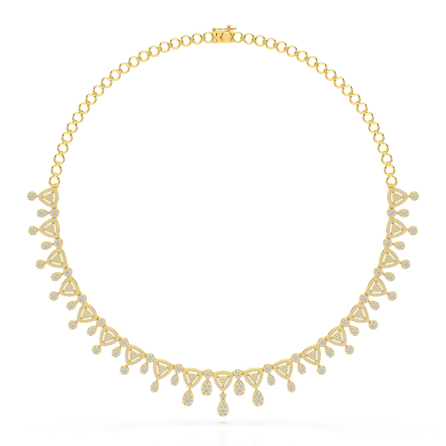 5 CT Lab Grown Diamond Bridal Necklace