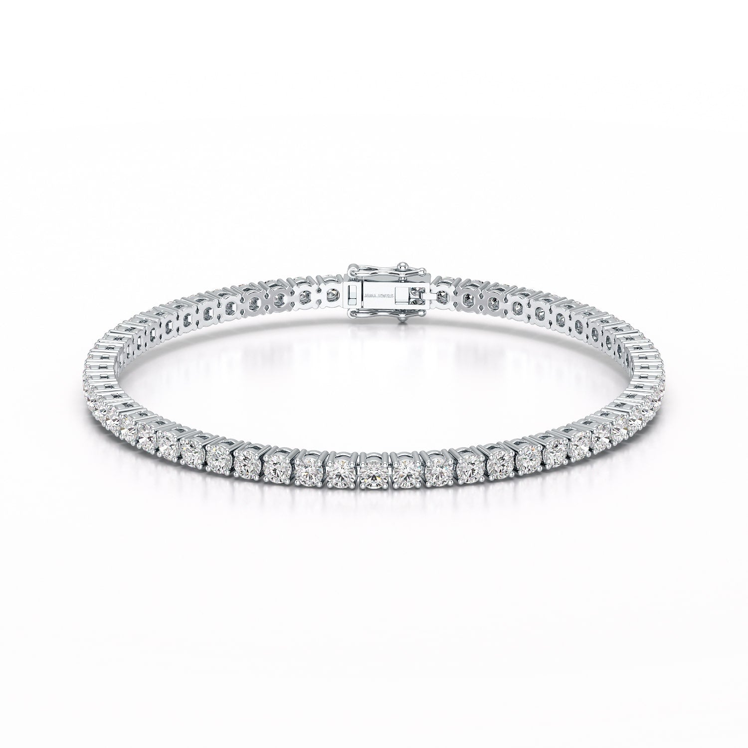 6.5 CT Round cut Lab Diamond Tennis Bracelet