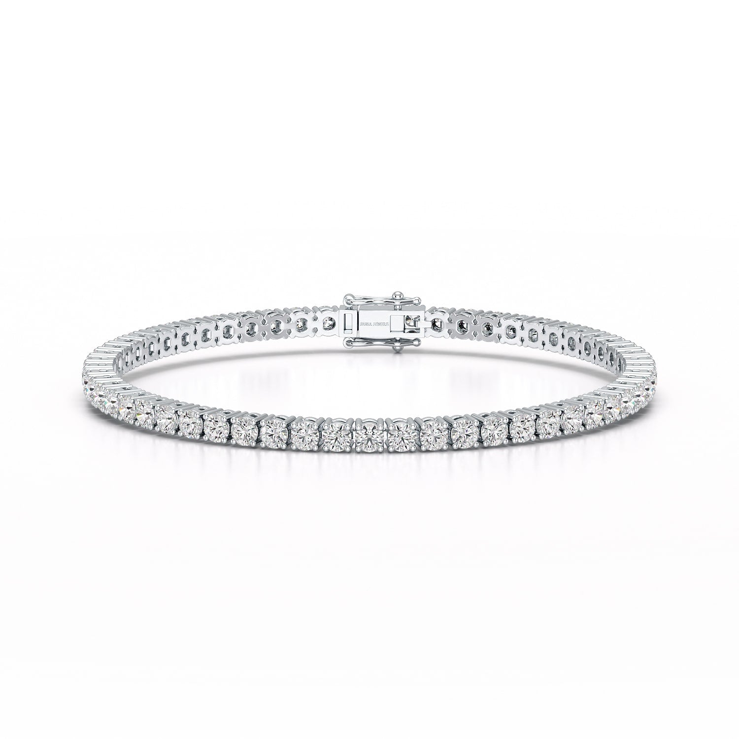6.5 CT Round cut Lab Diamond Tennis Bracelet