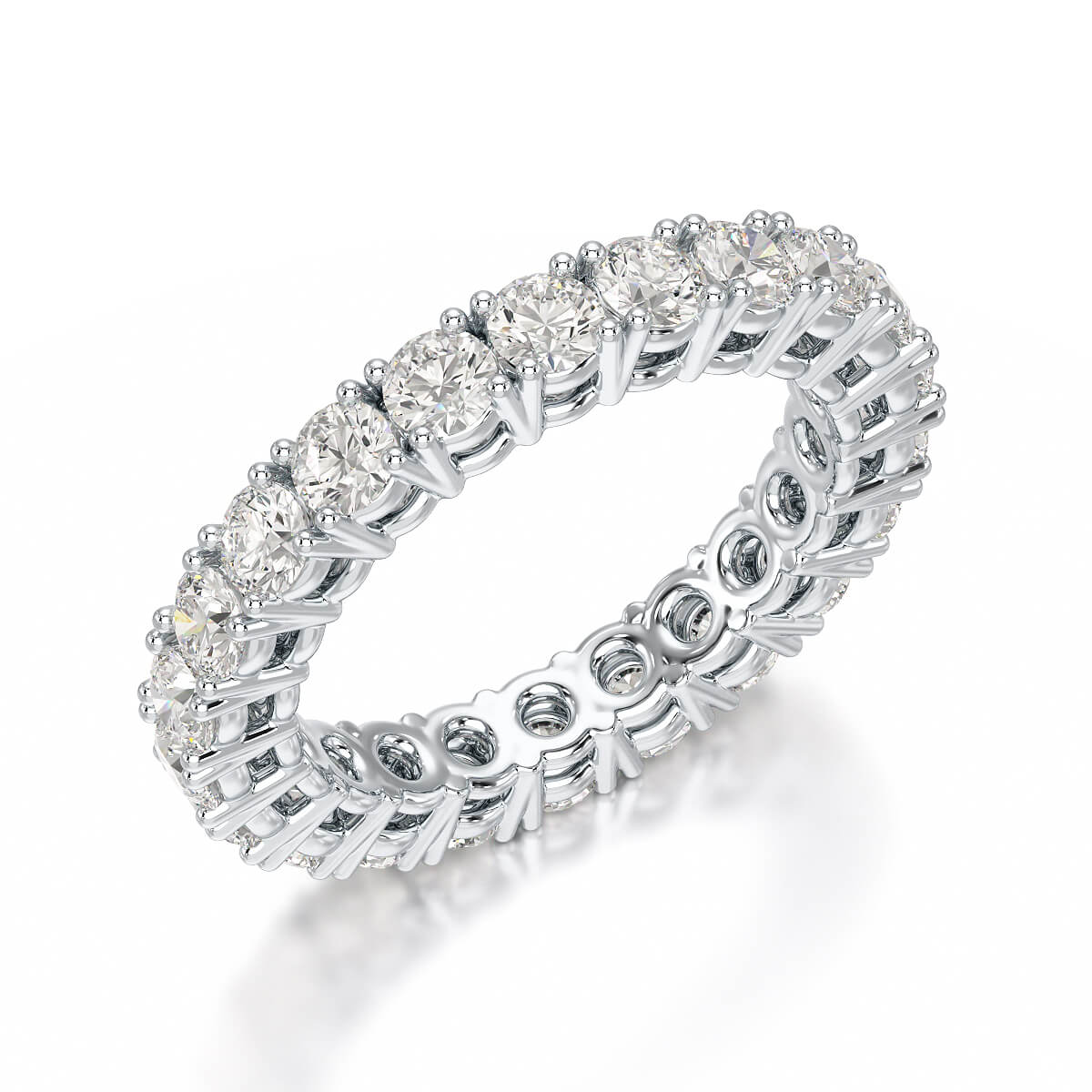 Classic Round 2.17 CT Lab Grown Diamond Ring
