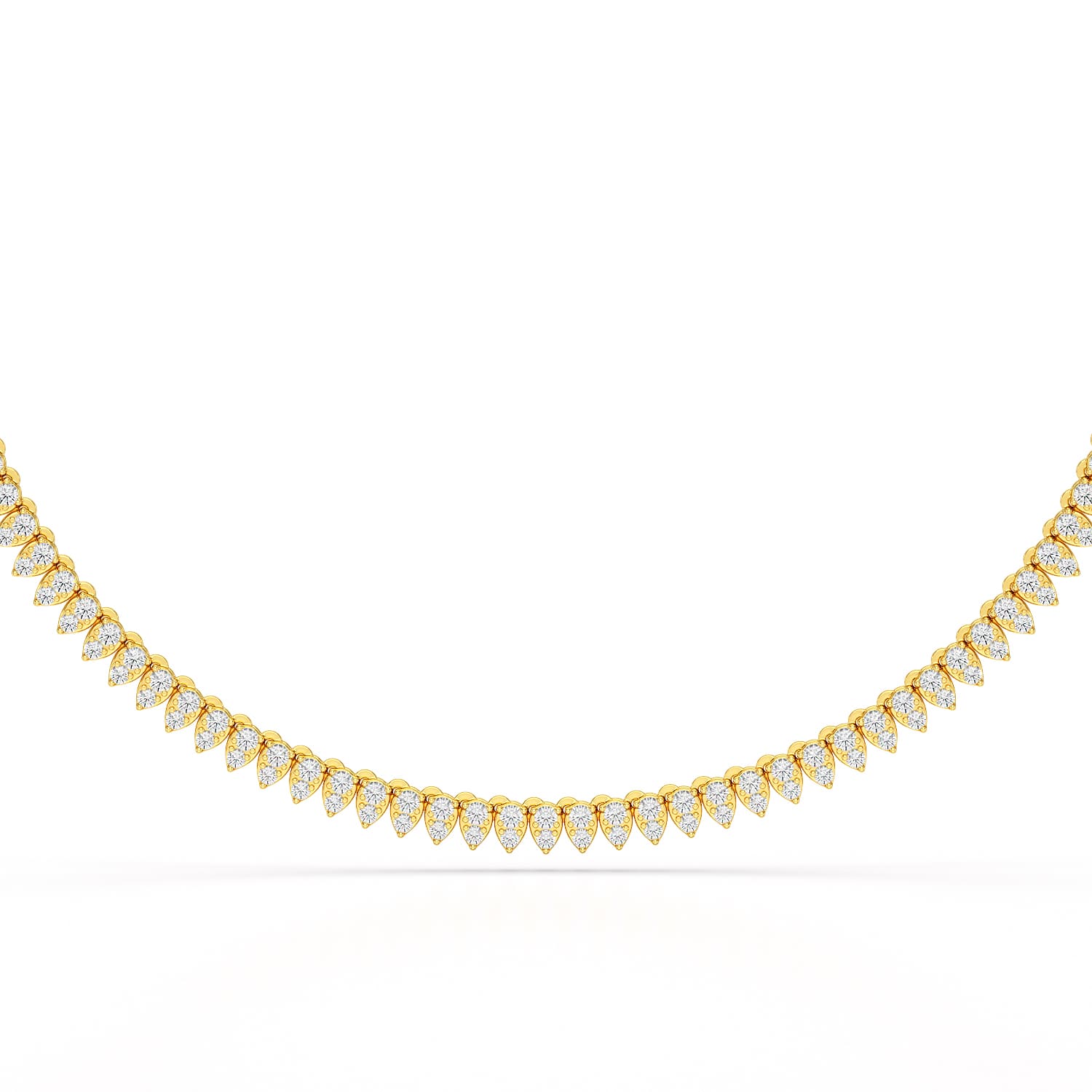 Classic Lab Diamond 4.62 Carat Tennis Necklace