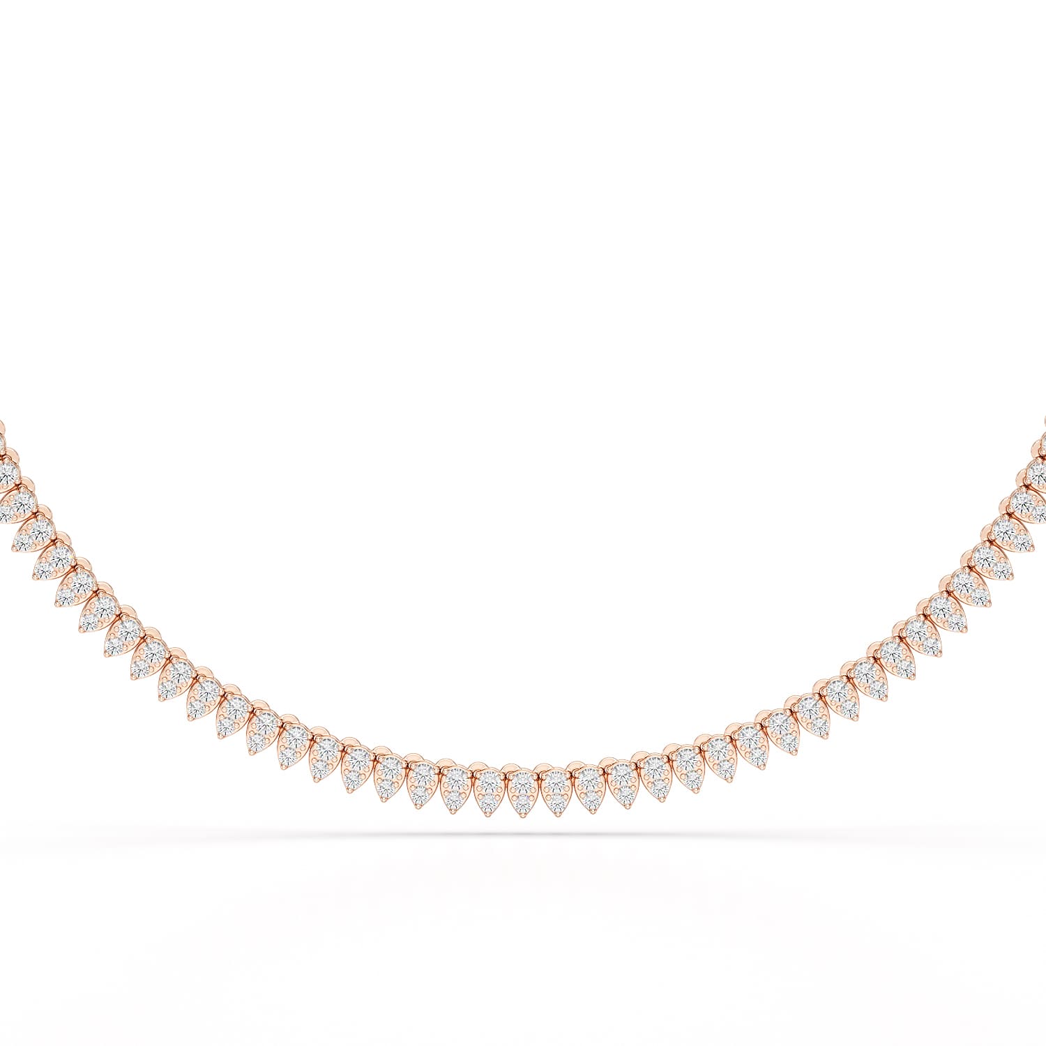 Classic Lab Diamond 4.62 Carat Tennis Necklace