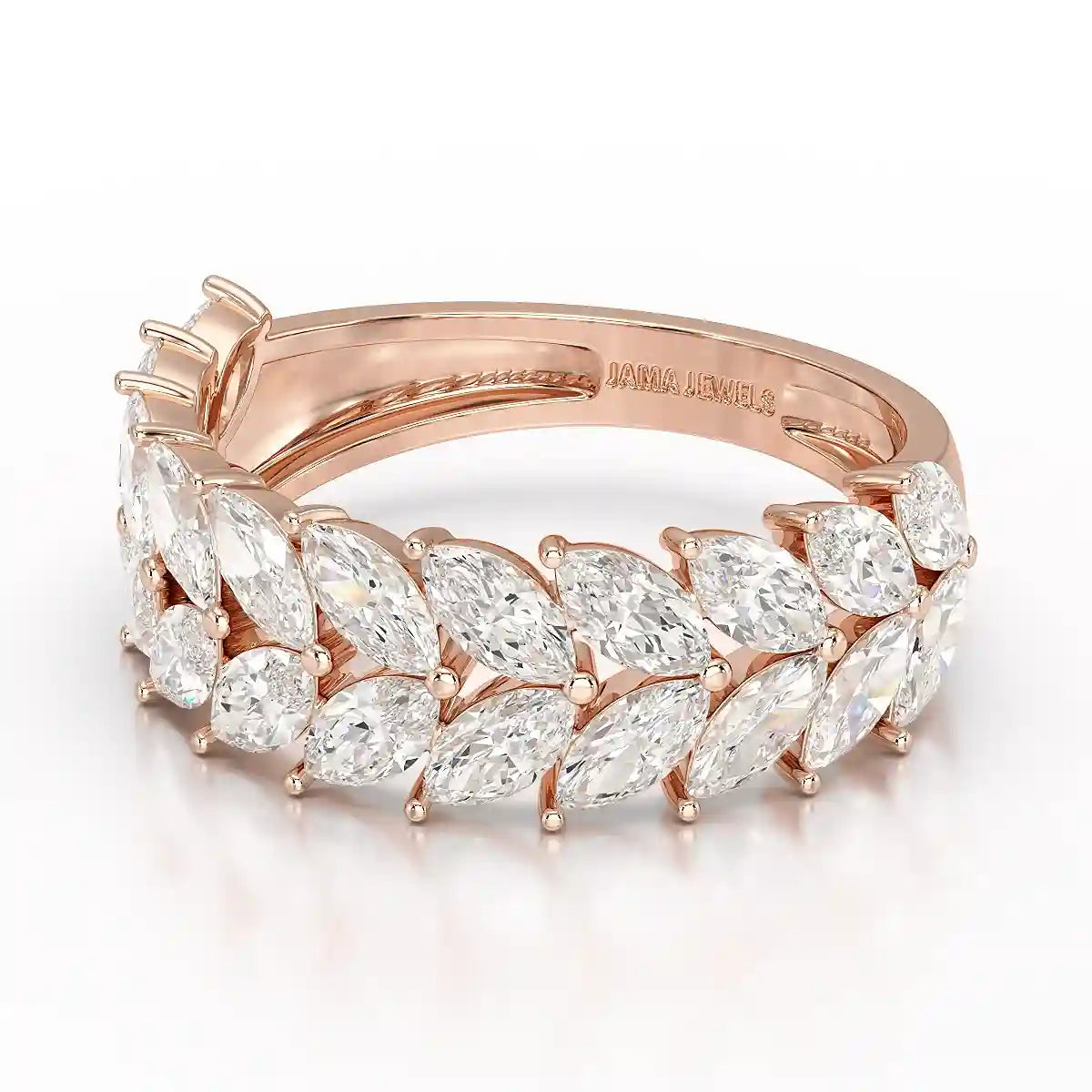 2.44 CT Marquise Cut Lab Diamond Ring