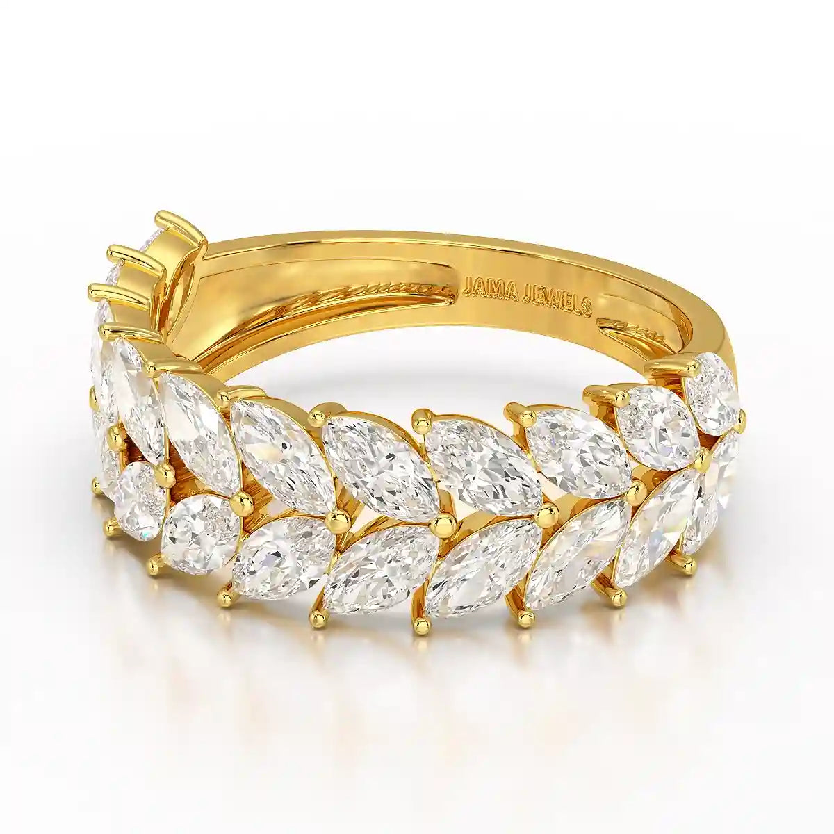 2.44 CT Marquise Cut Lab Diamond Ring