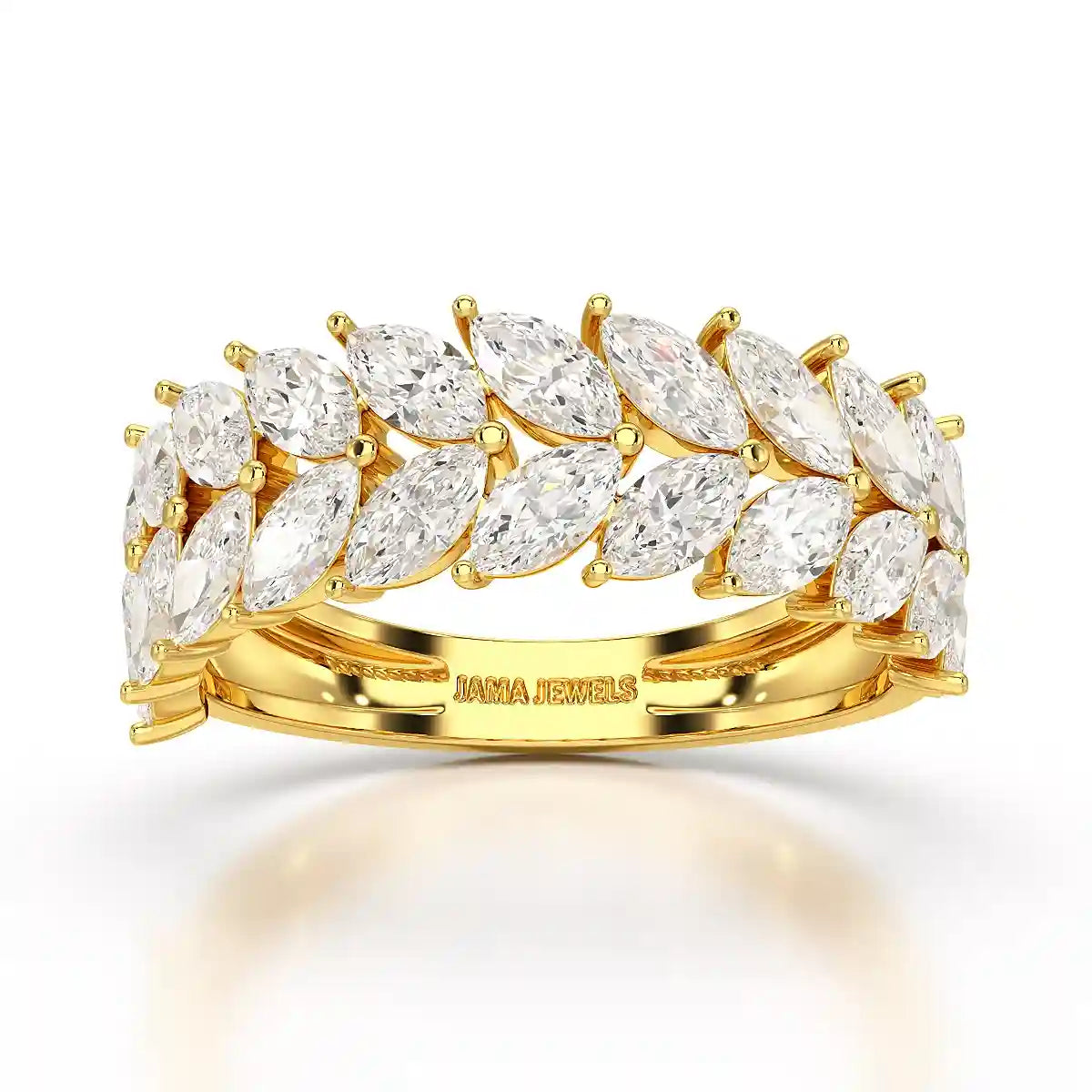 2.44 CT Marquise Cut Lab Diamond Ring