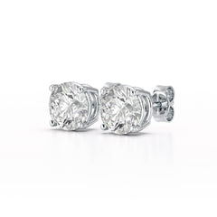 6.03 CT Lab Grown Diamond Round Earring