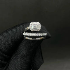 1.49 CT Emerald Cut Lab Diamond Ring (Ready for Delivery)