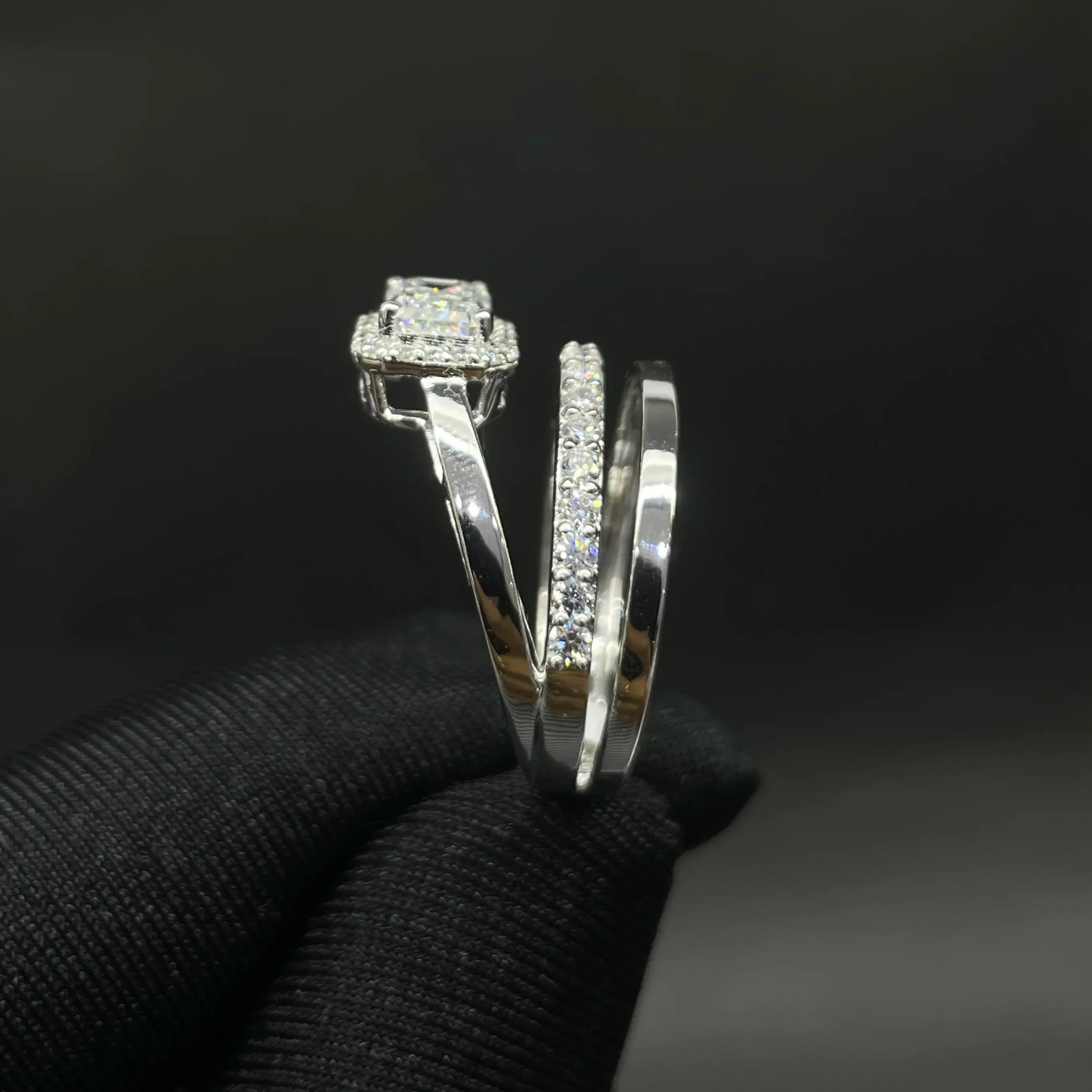 1.49 CT Emerald Cut Lab Diamond Ring (Ready for Delivery)
